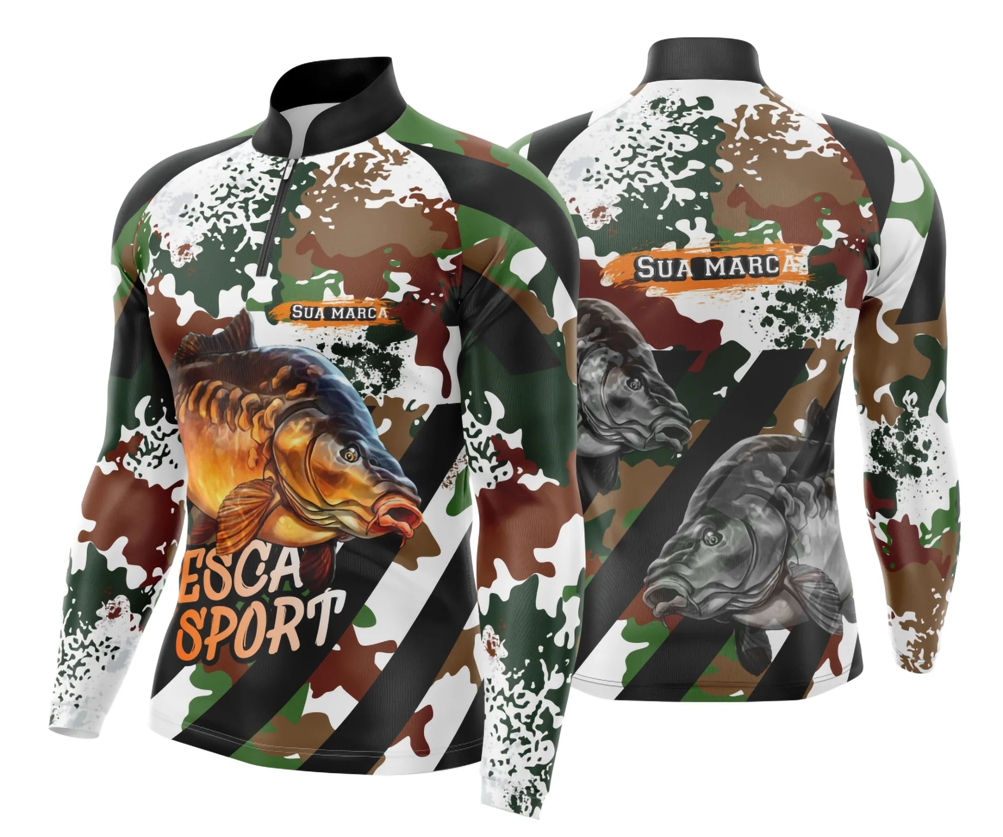 Camisa de Pesca Esportiva UV - Fisgada | Modelo 12
