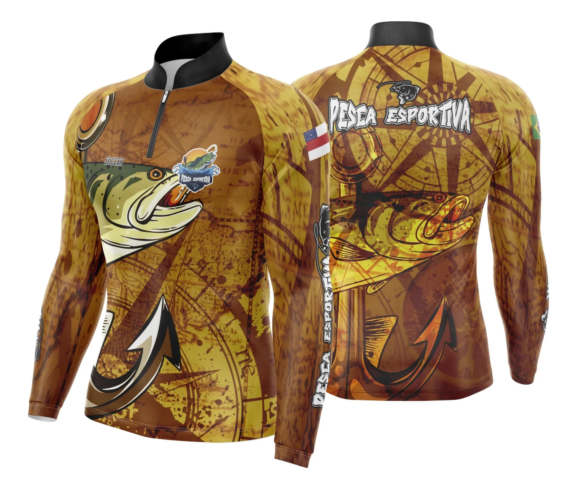 Camisa de Pesca Esportiva UV - Fisgada | Modelo 10