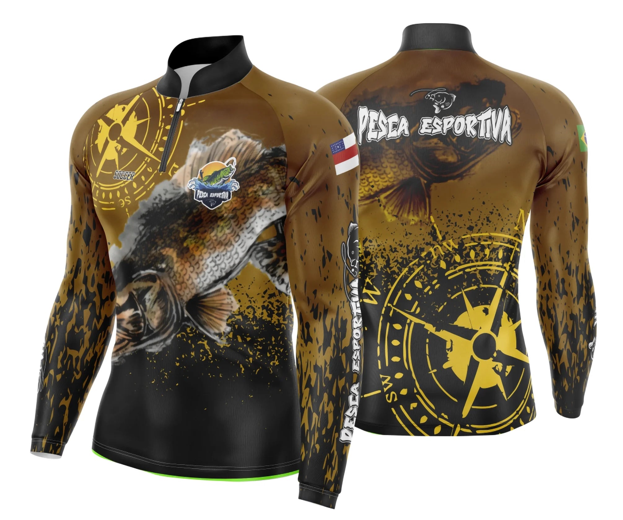Camisa de Pesca Esportiva UV - Fisgada | Modelo 00