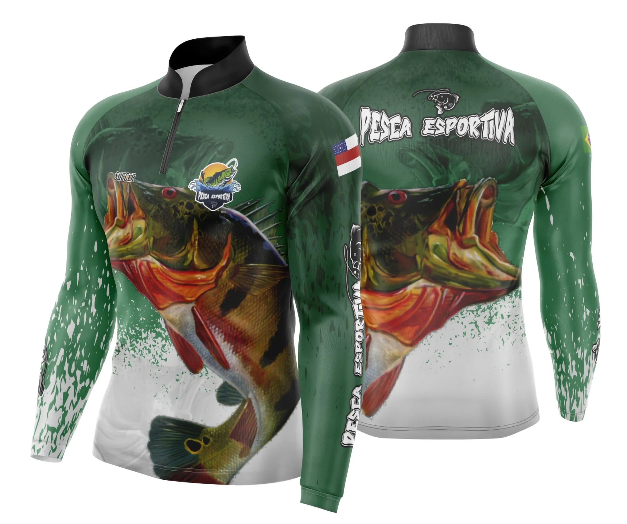 Camisa de Pesca Esportiva UV - Fisgada | Modelo 12