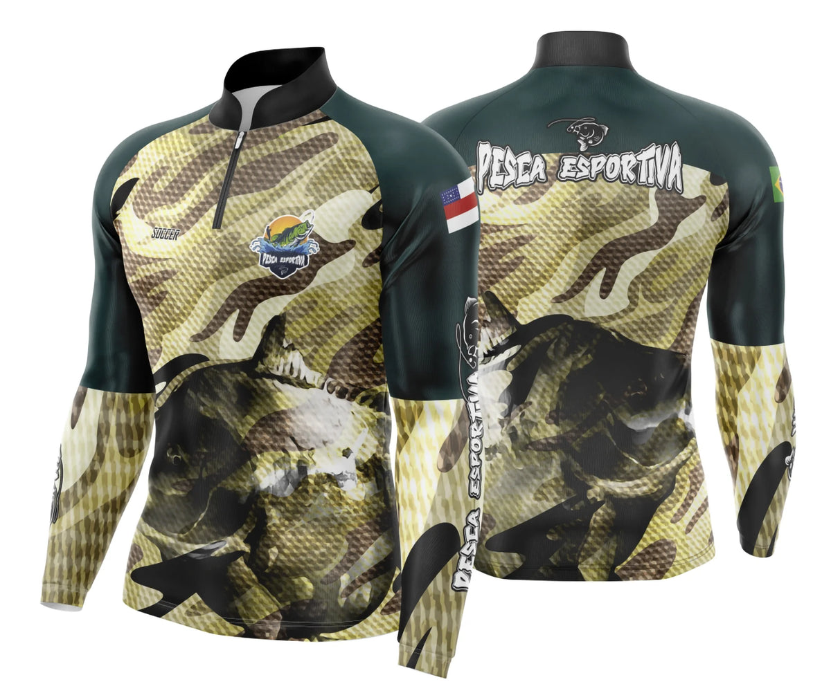 Camisa de Pesca Esportiva UV - Fisgada | Modelo 18