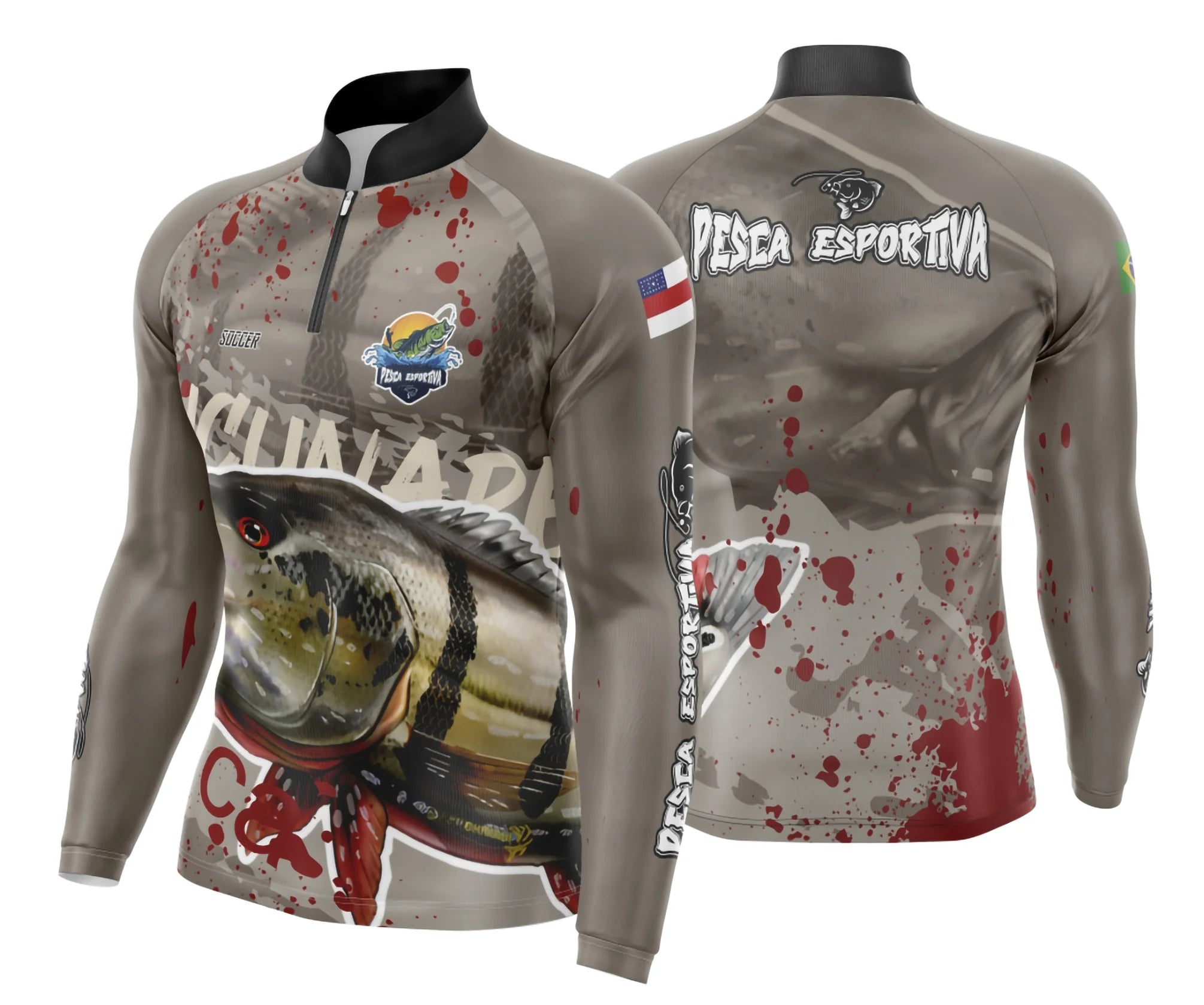 Camisa de Pesca Esportiva UV - Fisgada | Modelo 10