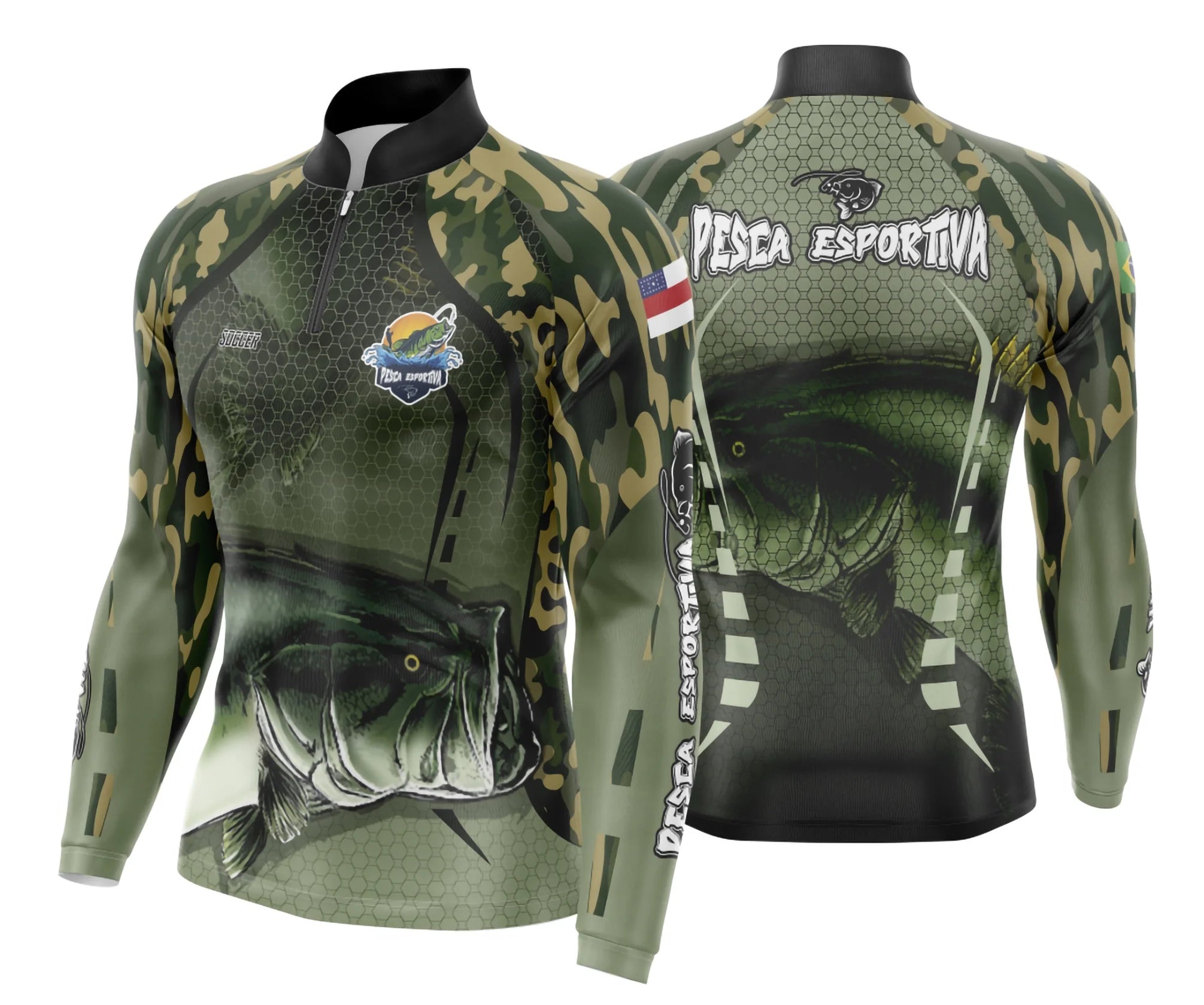 Camisa de Pesca Esportiva UV - Fisgada | Modelo 17