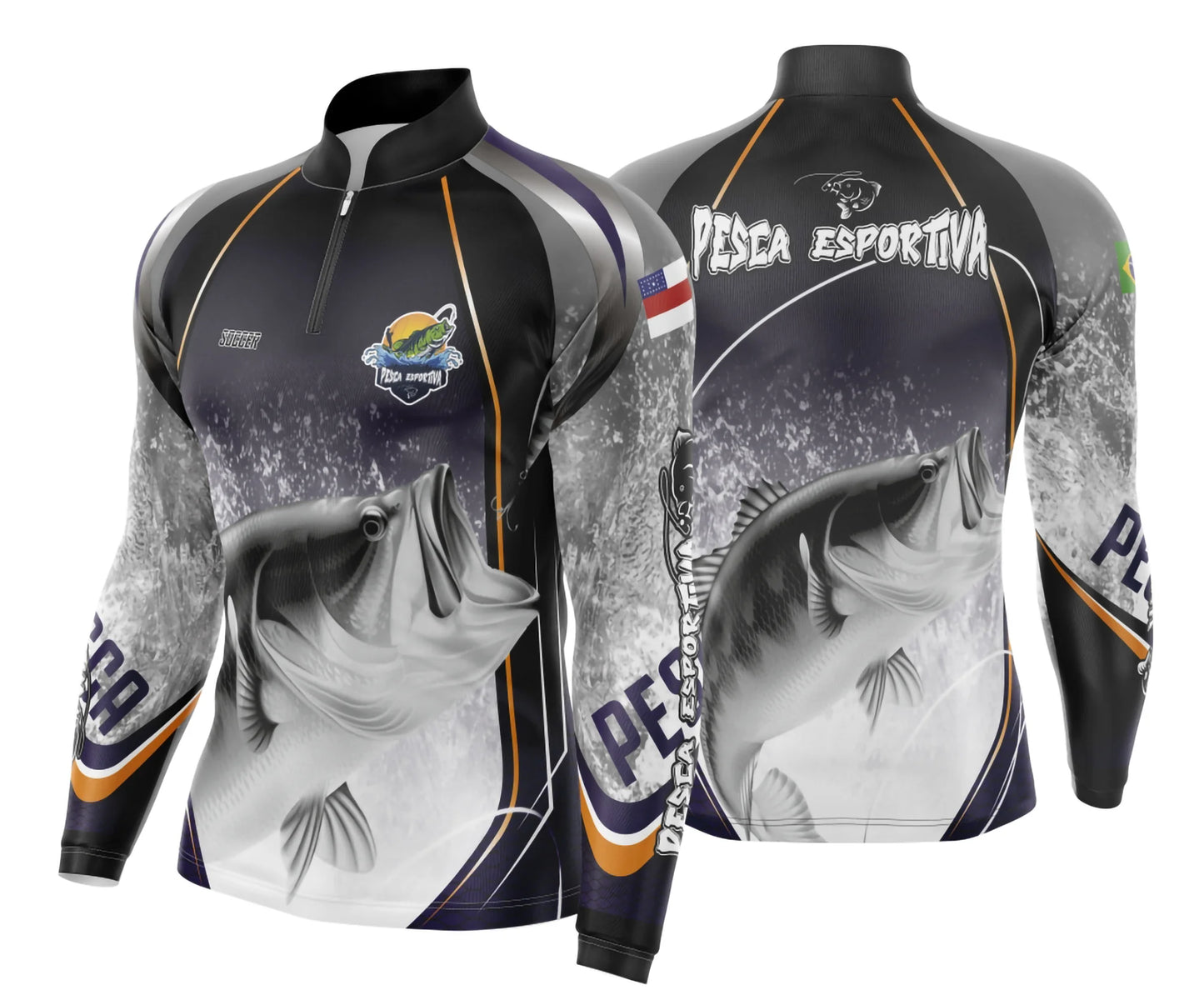 Camisa de Pesca Esportiva UV - Fisgada | Modelo 03