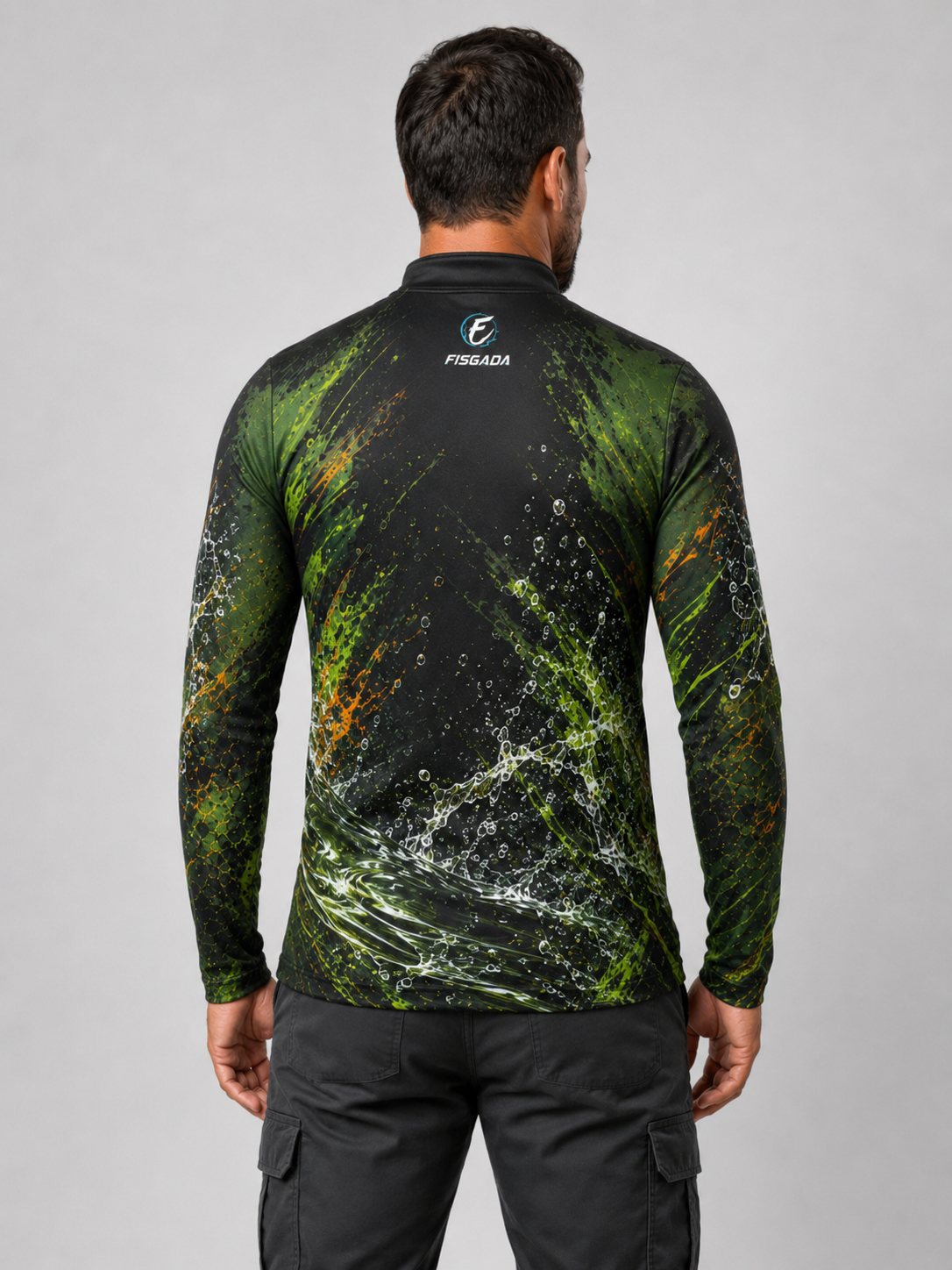 Camisa de Pesca Tucunaré Ataque UV50+ Manga Longa — costas