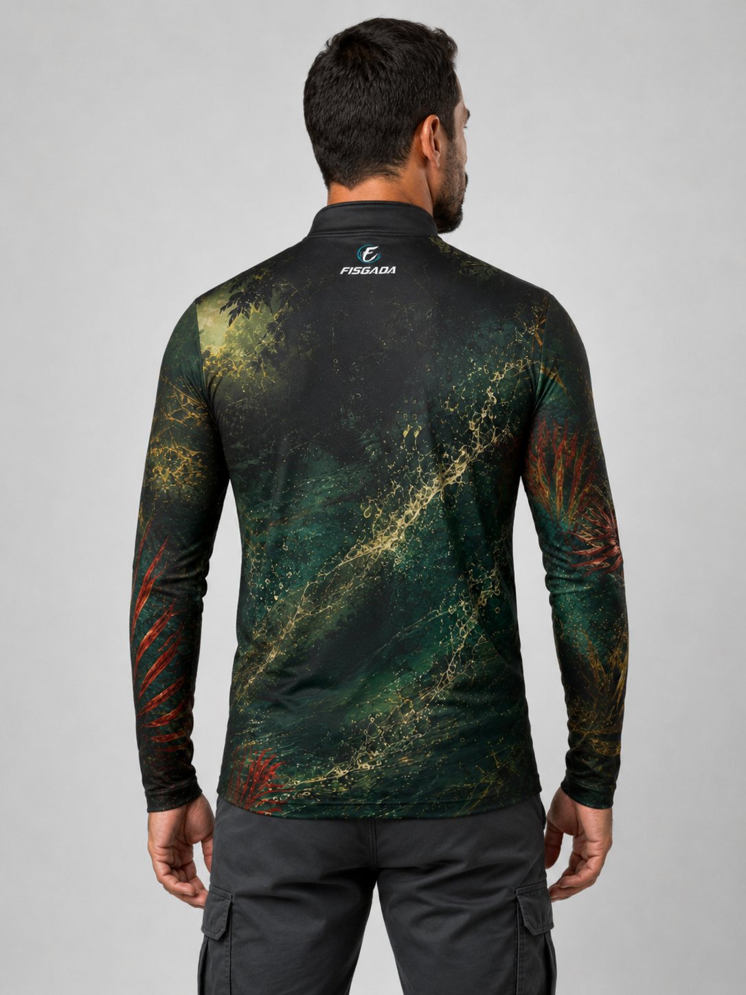 Camisa de Pesca Tucunaré Selvagem UV50+ Manga Longa — costas