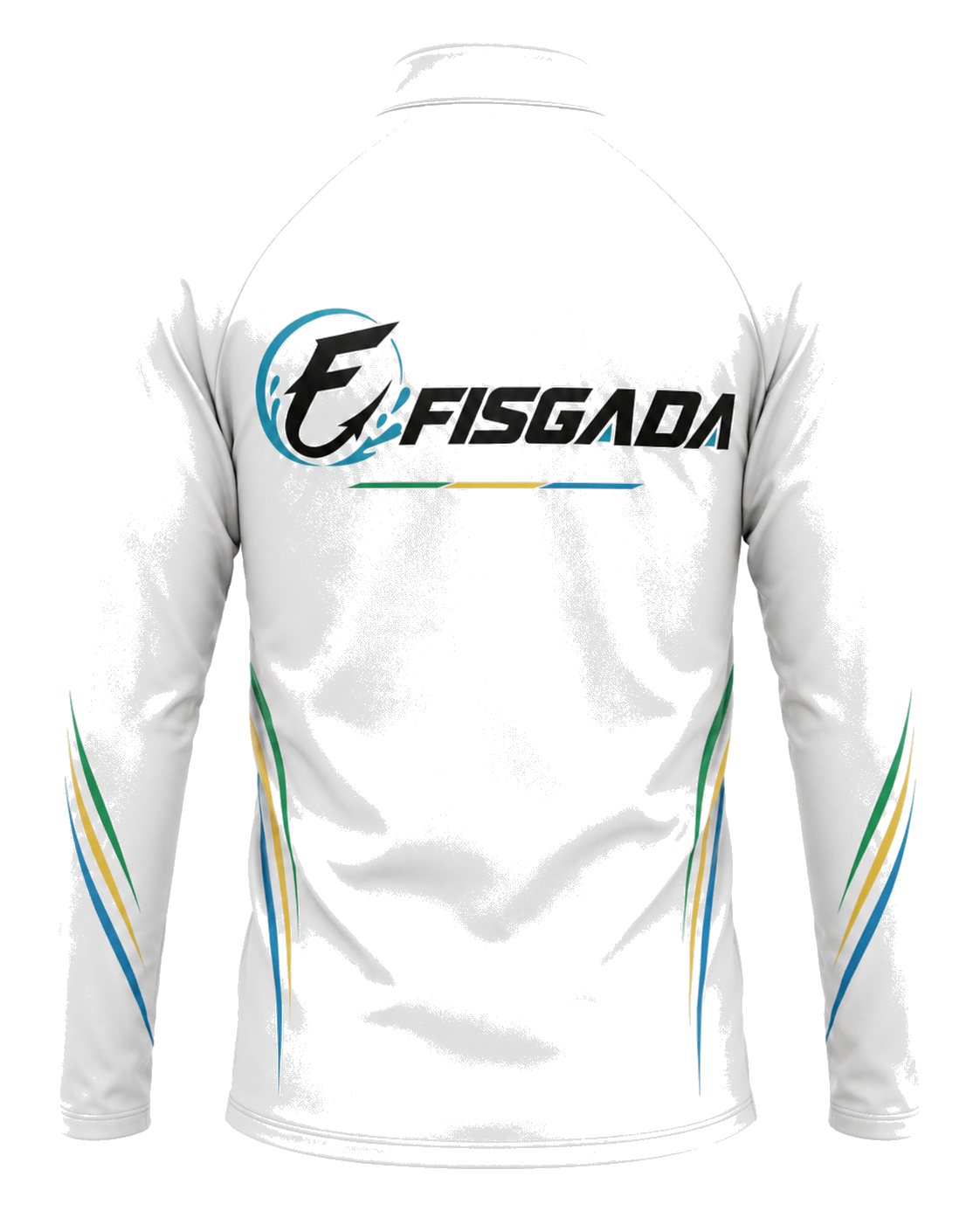 Camisa de Pesca Fisgada Team Areia UV50+ Manga Longa — detalhe