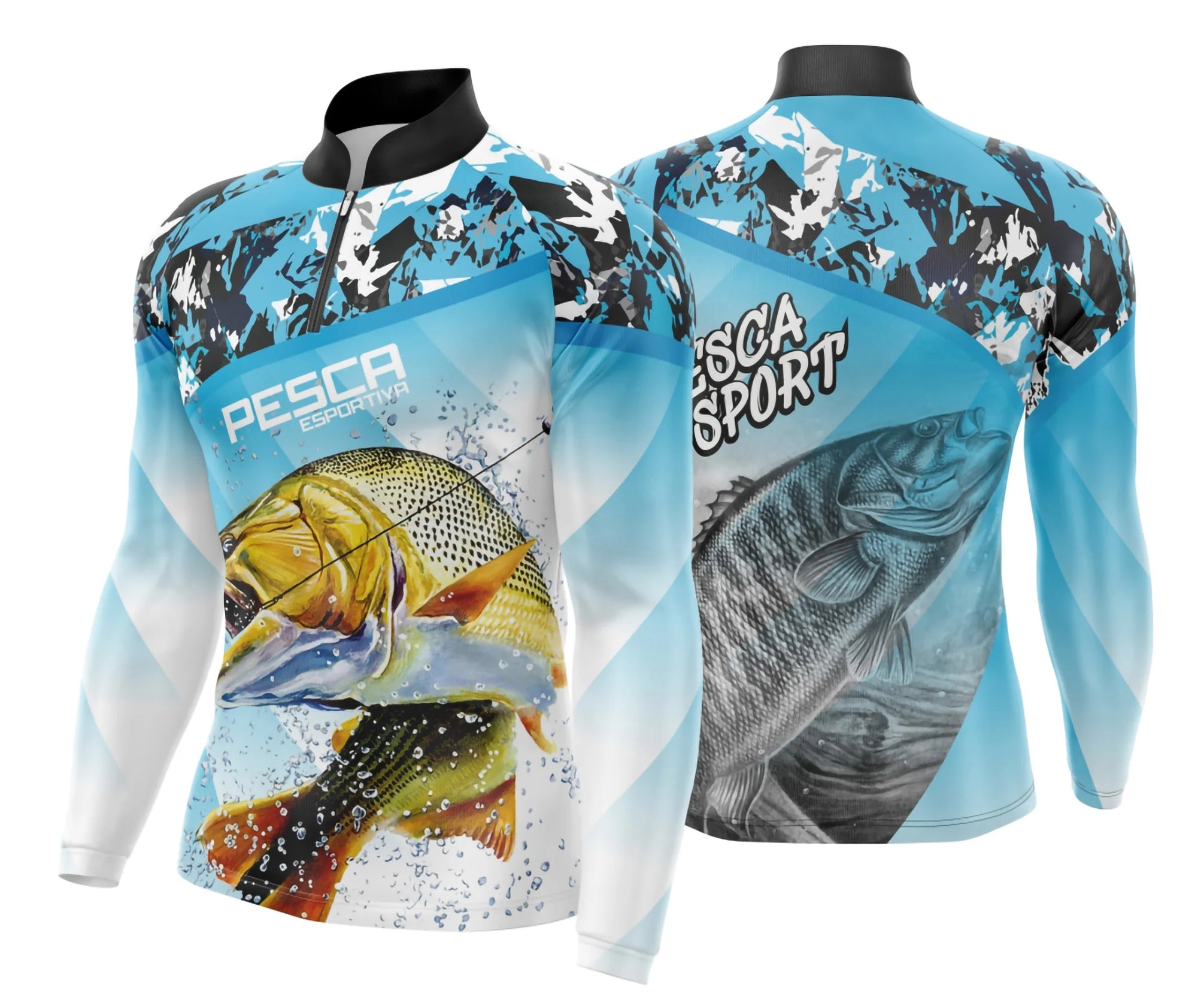 Camisa de Pesca Esportiva UV - Fisgada | Modelo 03