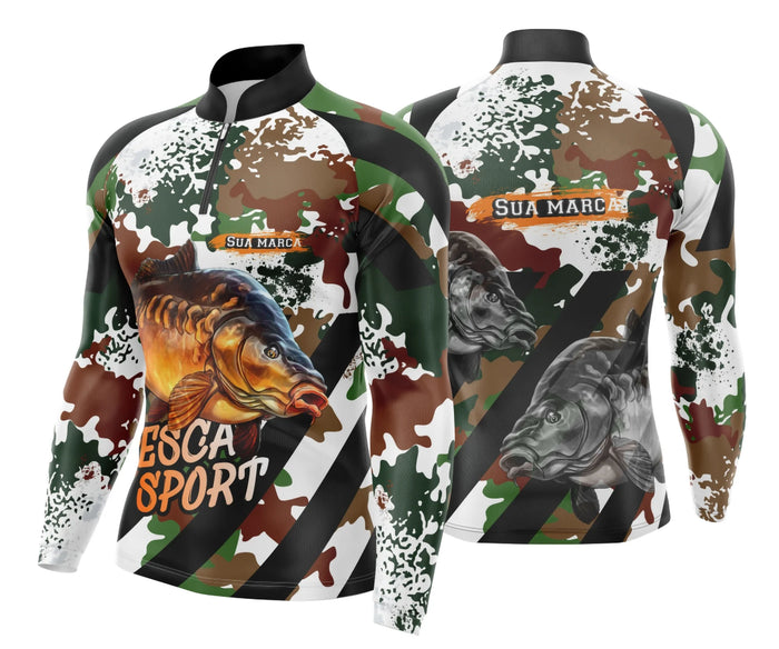 Camisa de Pesca Esportiva UV - Fisgada | Modelo 12