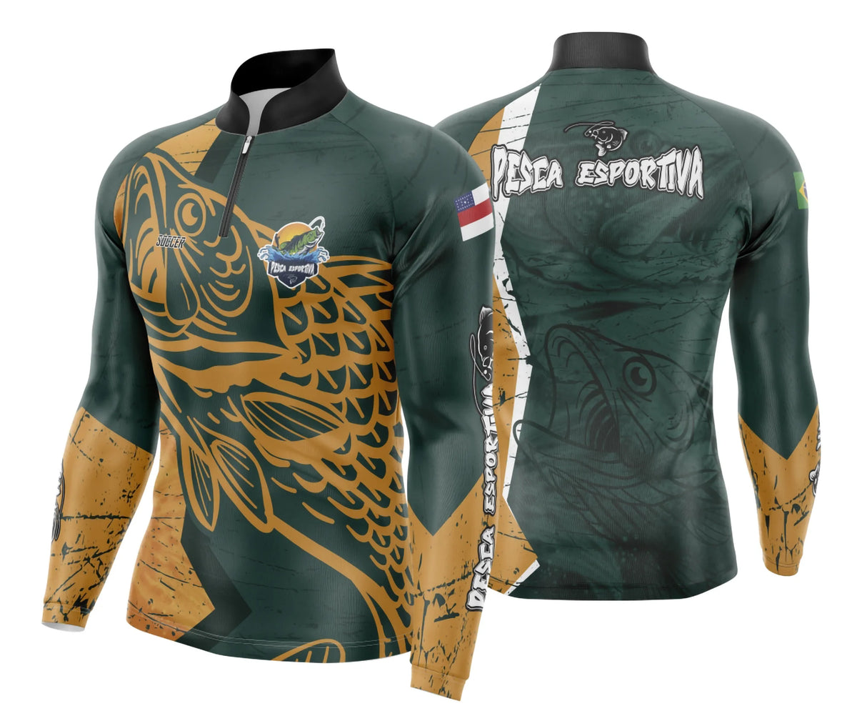 Camisa de Pesca Esportiva UV - Fisgada | Modelo 08