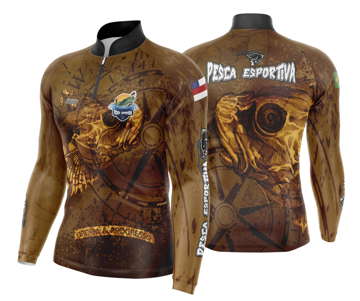 Camisa de Pesca Esportiva UV - Fisgada | Modelo 16