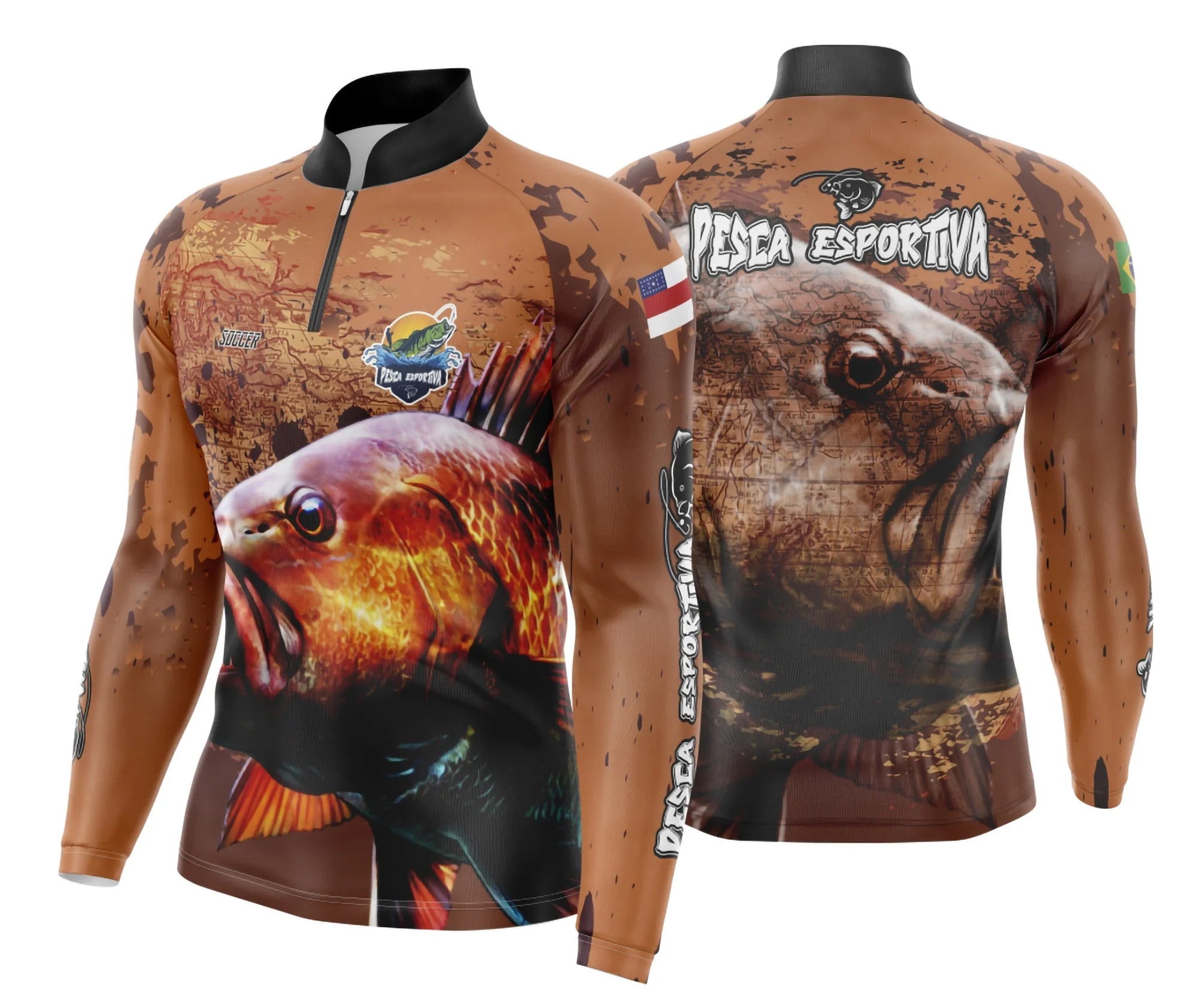 Camisa de Pesca Esportiva UV - Fisgada | Modelo 25