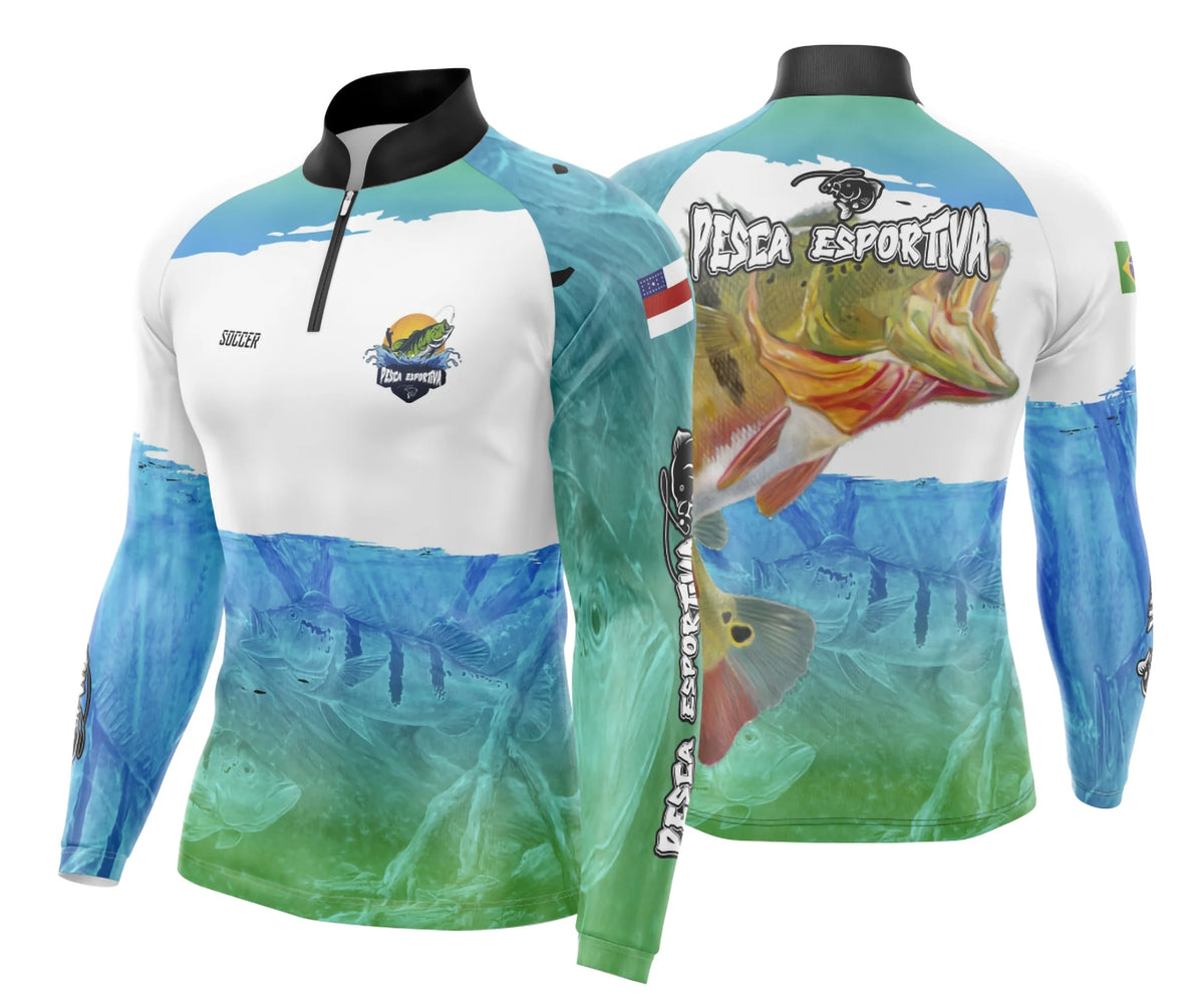 Camisa de Pesca Esportiva UV - Fisgada | Modelo 14