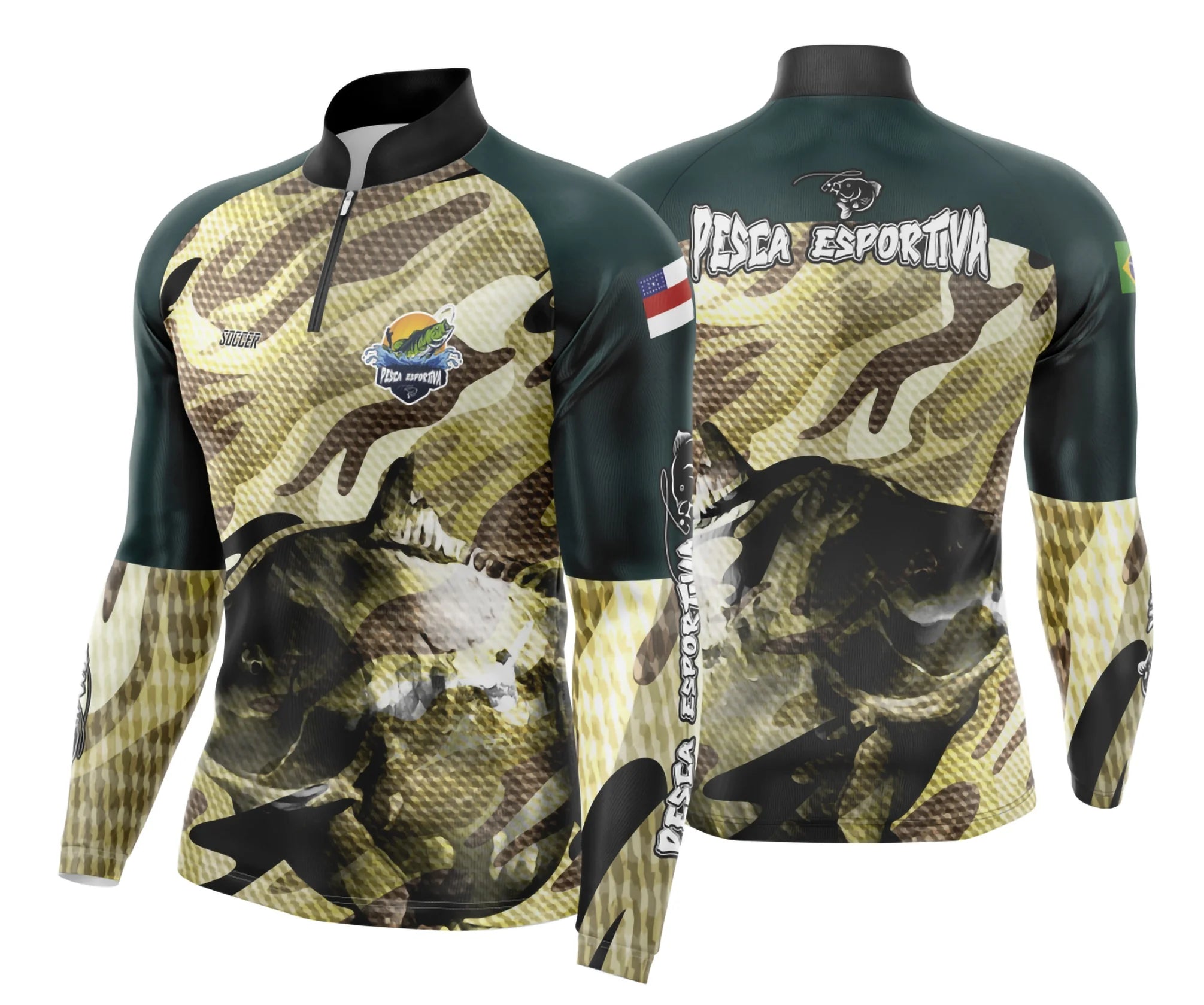 Camisa de Pesca Esportiva UV - Fisgada | Modelo 18