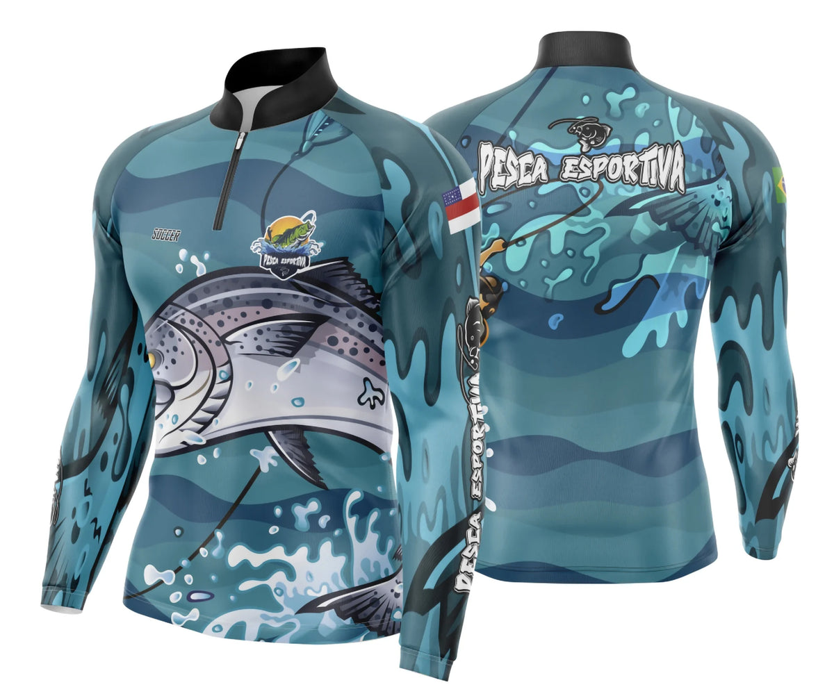 Camisa de Pesca Esportiva UV - Fisgada | Modelo 19