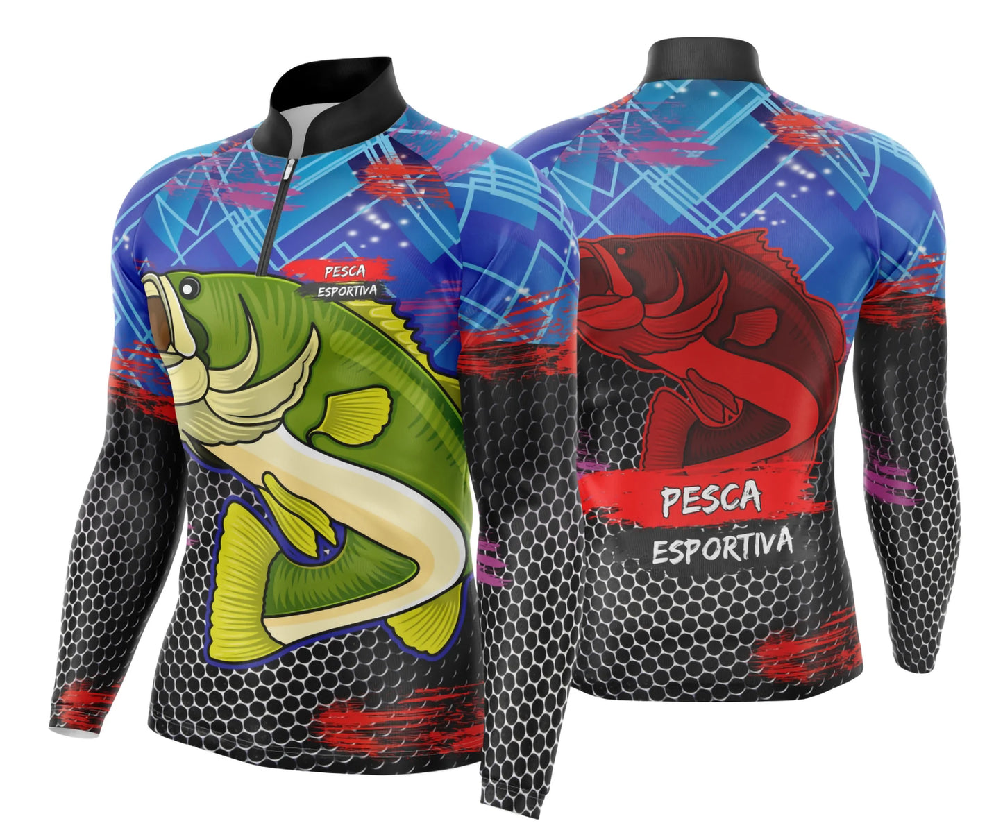 Camisa de Pesca Esportiva UV - Fisgada | Modelo 48