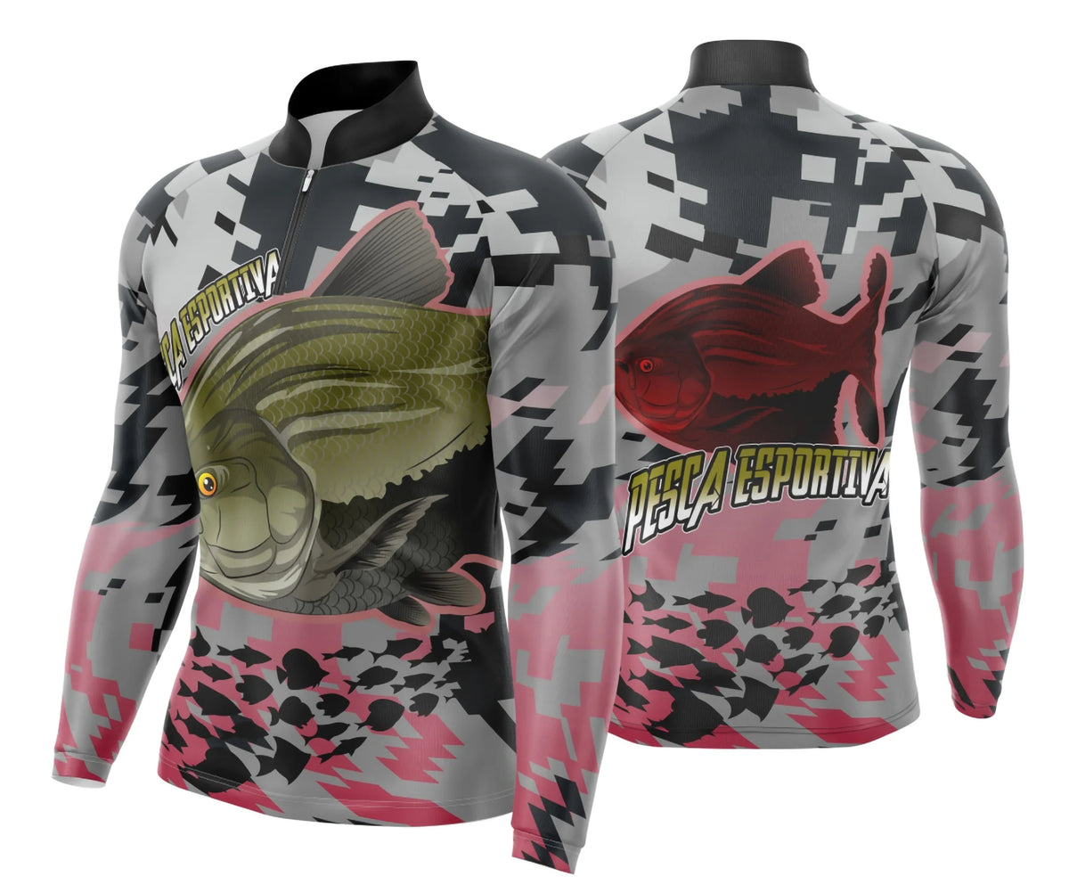 Camisa de Pesca Esportiva UV - Fisgada | Modelo 64