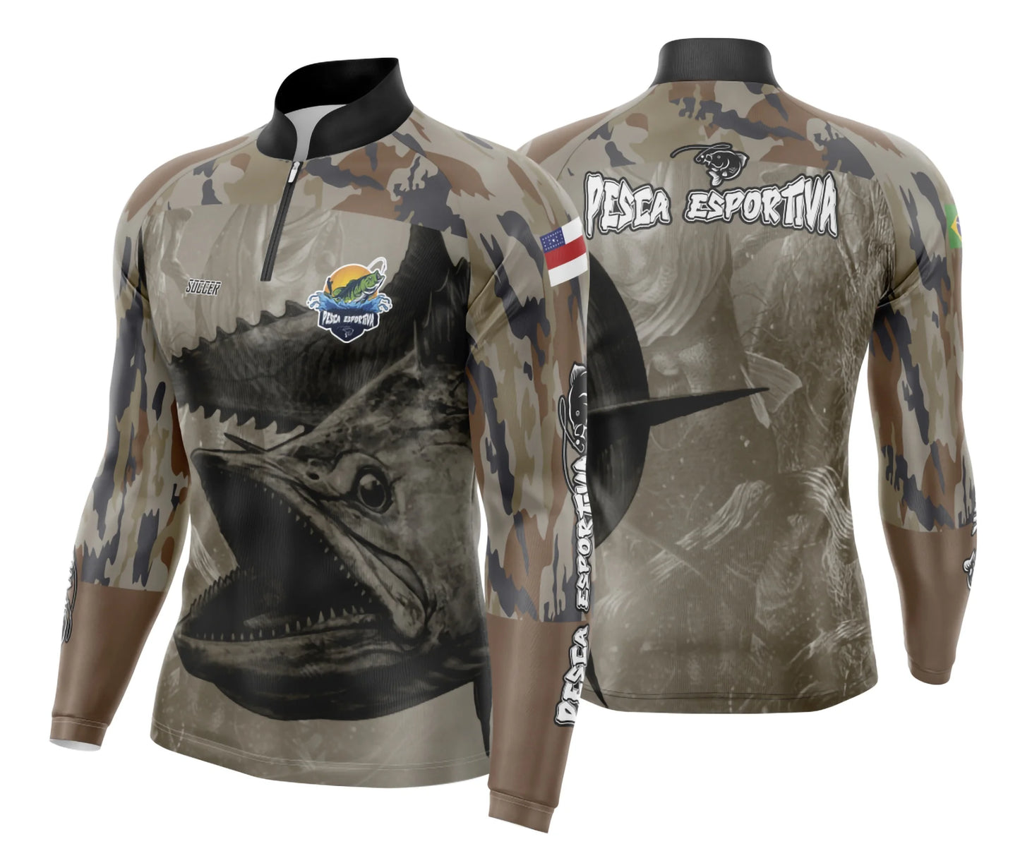 Camisa de Pesca Esportiva UV - Fisgada | Modelo 06