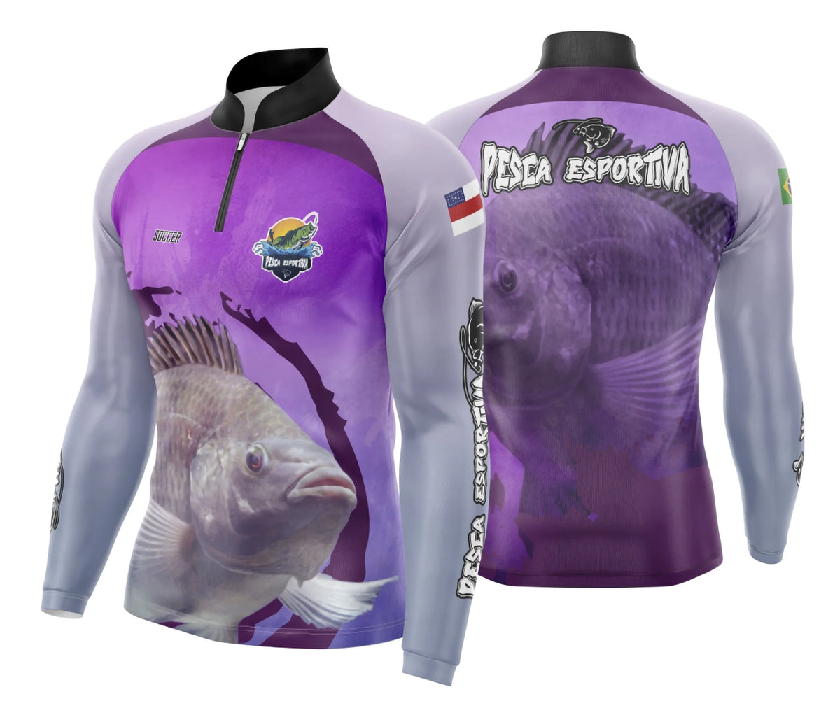 Camisa de Pesca Esportiva UV - Fisgada | Modelo 18