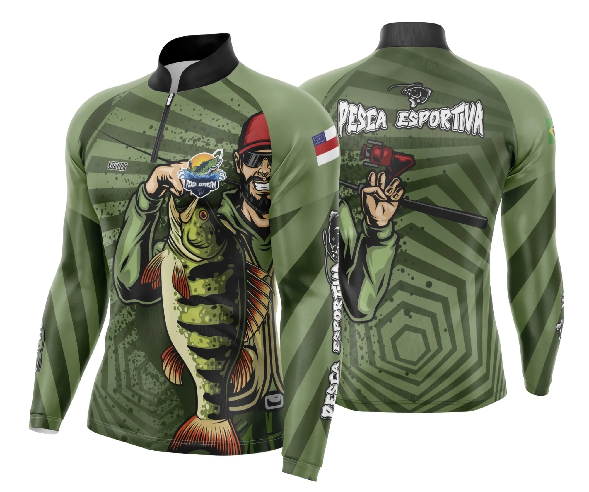 Camisa de Pesca Esportiva UV - Fisgada | Modelo 33