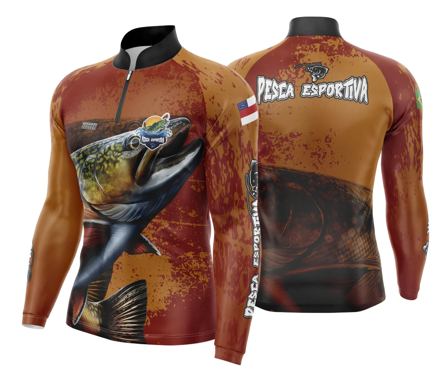 Camisa de Pesca Esportiva UV - Fisgada | Modelo 36