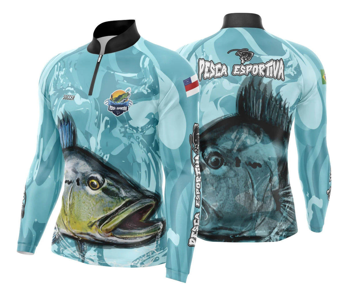 Camisa de Pesca Esportiva UV - Fisgada | Modelo 37