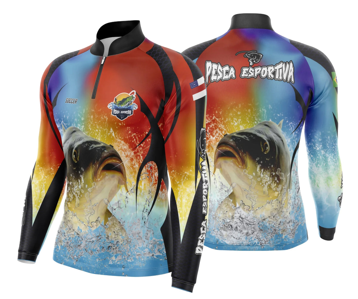 Camisa de Pesca Esportiva UV - Fisgada | Modelo 12