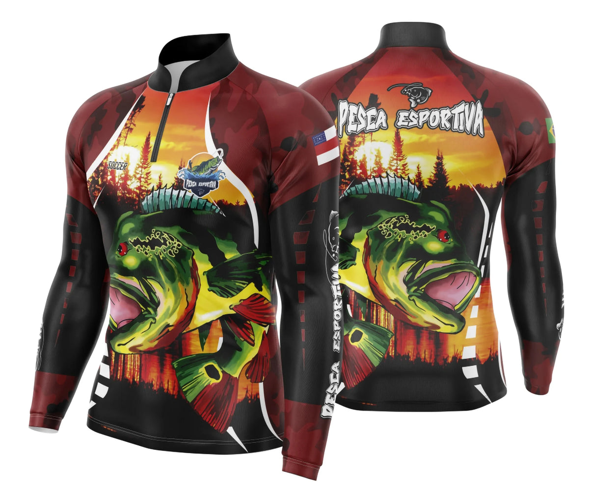 Camisa de Pesca Esportiva UV - Fisgada | Modelo 13