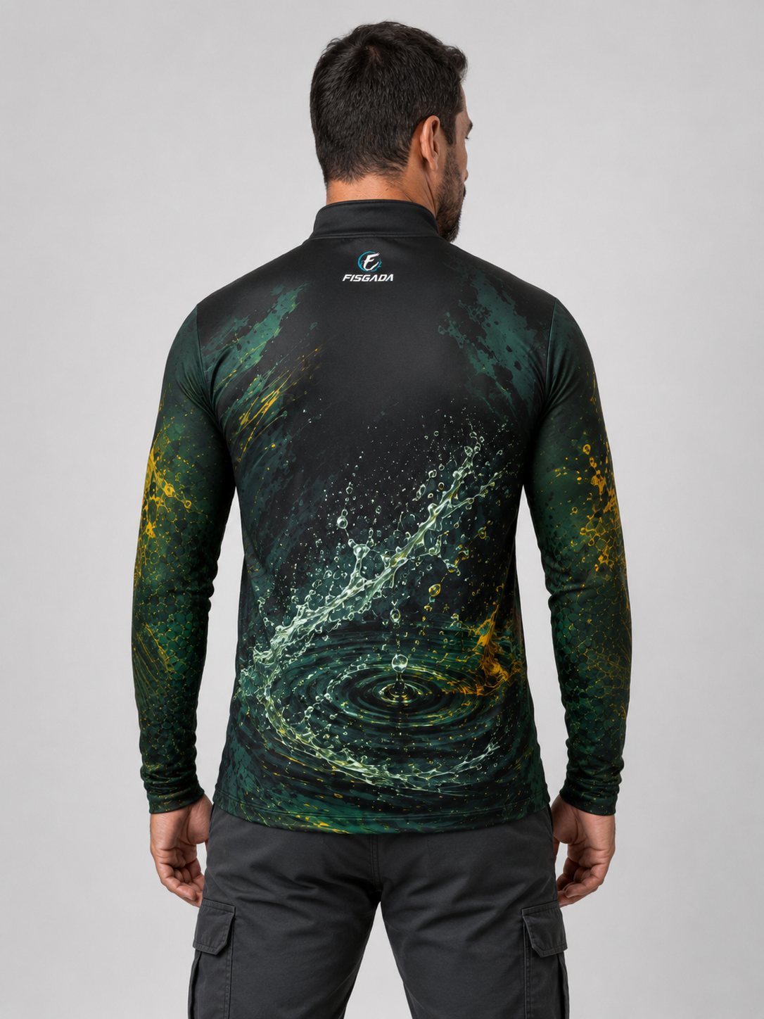 Camisa de Pesca Traíra da Mata UV50+ Manga Longa — costas