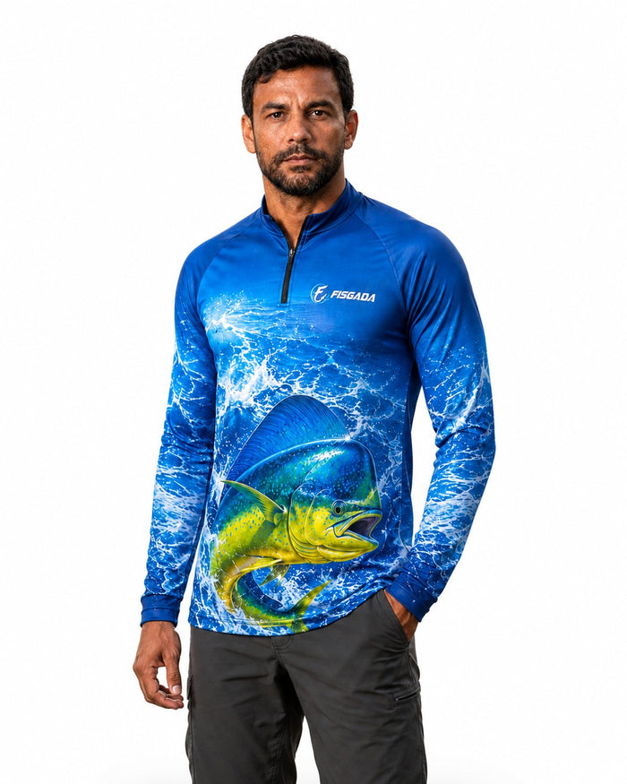 Camisa de Pesca Dourado do Mar UV50+ | Fisgada