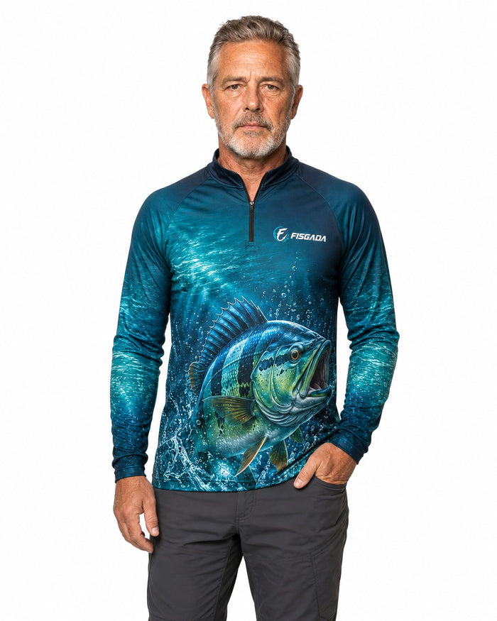 Camisa de Pesca Tucunaré Águas Claras UV50+ | Fisgada