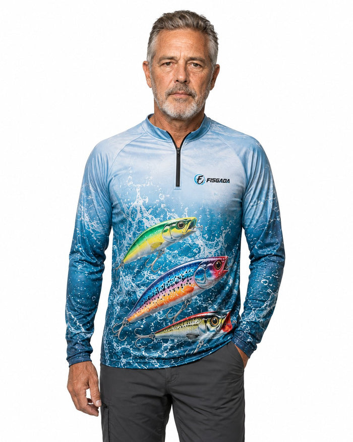 Camisa de Pesca Iscas & Plugs UV50+ | Fisgada