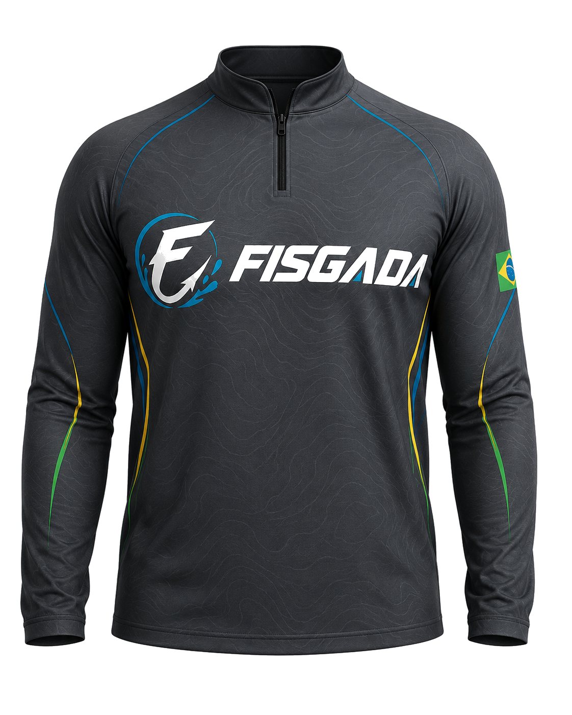 Camisa de Pesca Fisgada Team Chumbo UV50+ Manga Longa — frente